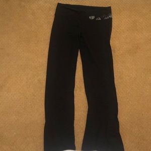 Black leggings with roses reversible lulu